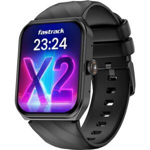 Fastrack New Limitless X2 Smartwatch|1.91" UltraVU with Rotating Crown|60 Hz Refresh Rate|Advanced Chipset|SingleSync BT Calling|NitroFast Charge|100+ Sports Mode & Watchfaces|Upto 5 Day Battery|IP68
